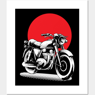 Vintage Japanese Motorcycle Posters and Art